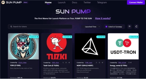波场TRON打造SunPump Beta，共探Meme币新领域