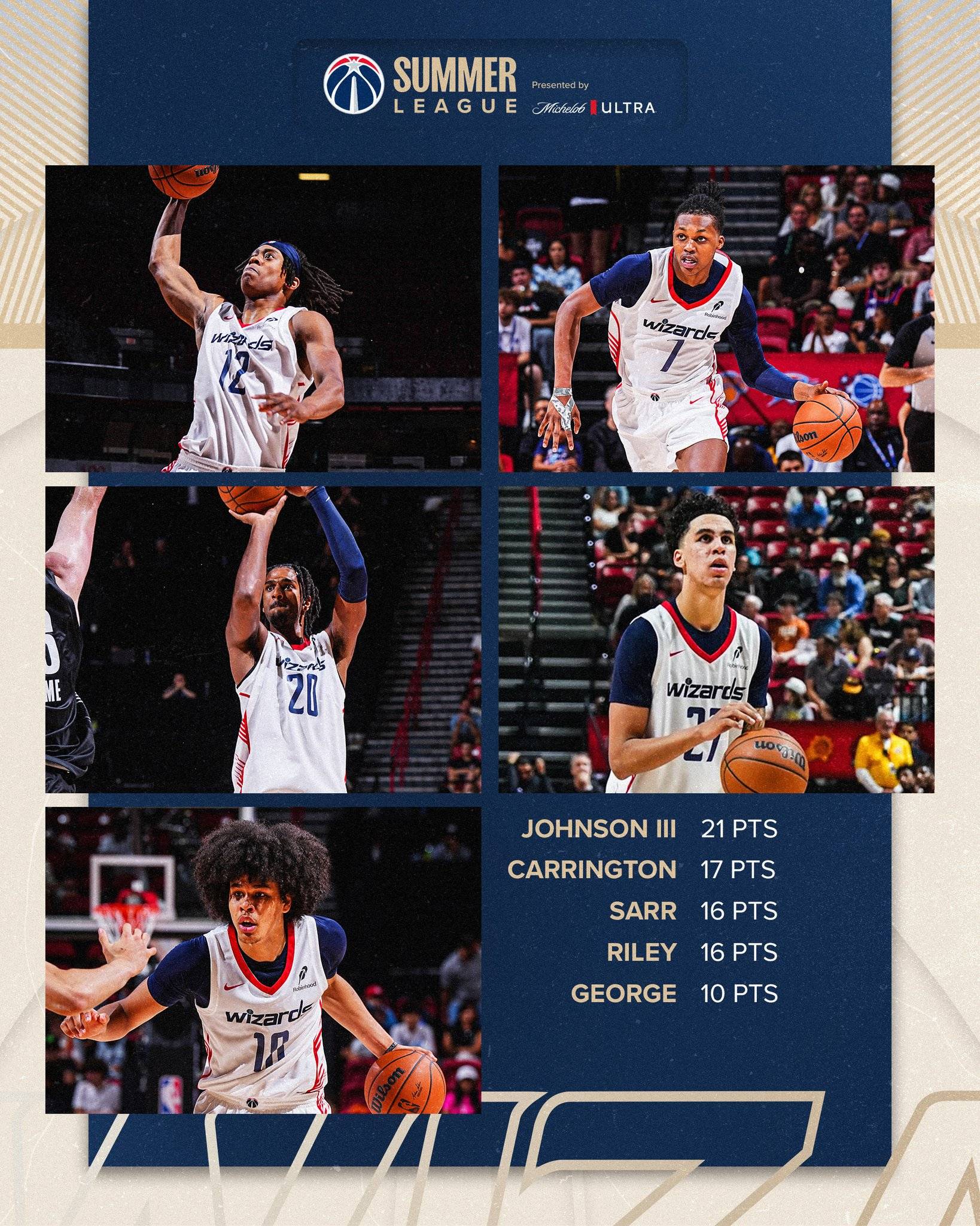 夏联综述:谢泼德低迷火箭输球 萨尔8帽改写历史