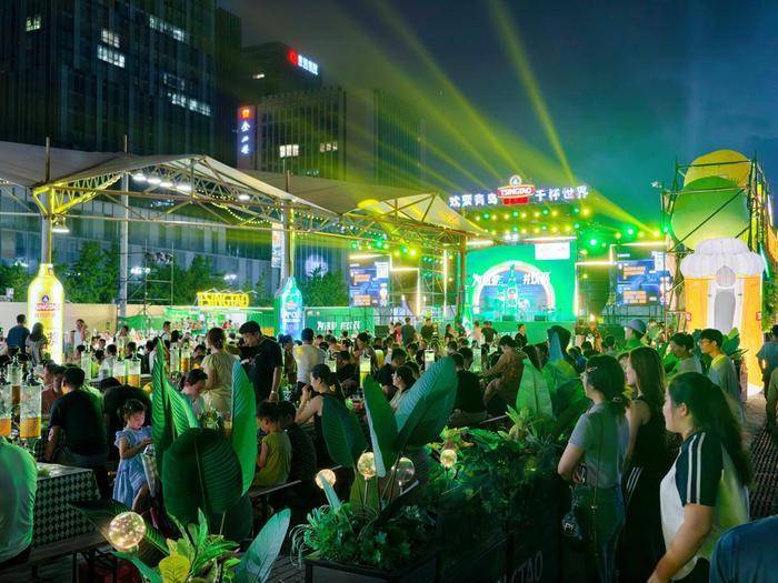 氛围感拉满！体验超棒！市民游客齐赞第35届青岛国际啤酒节崂山会场