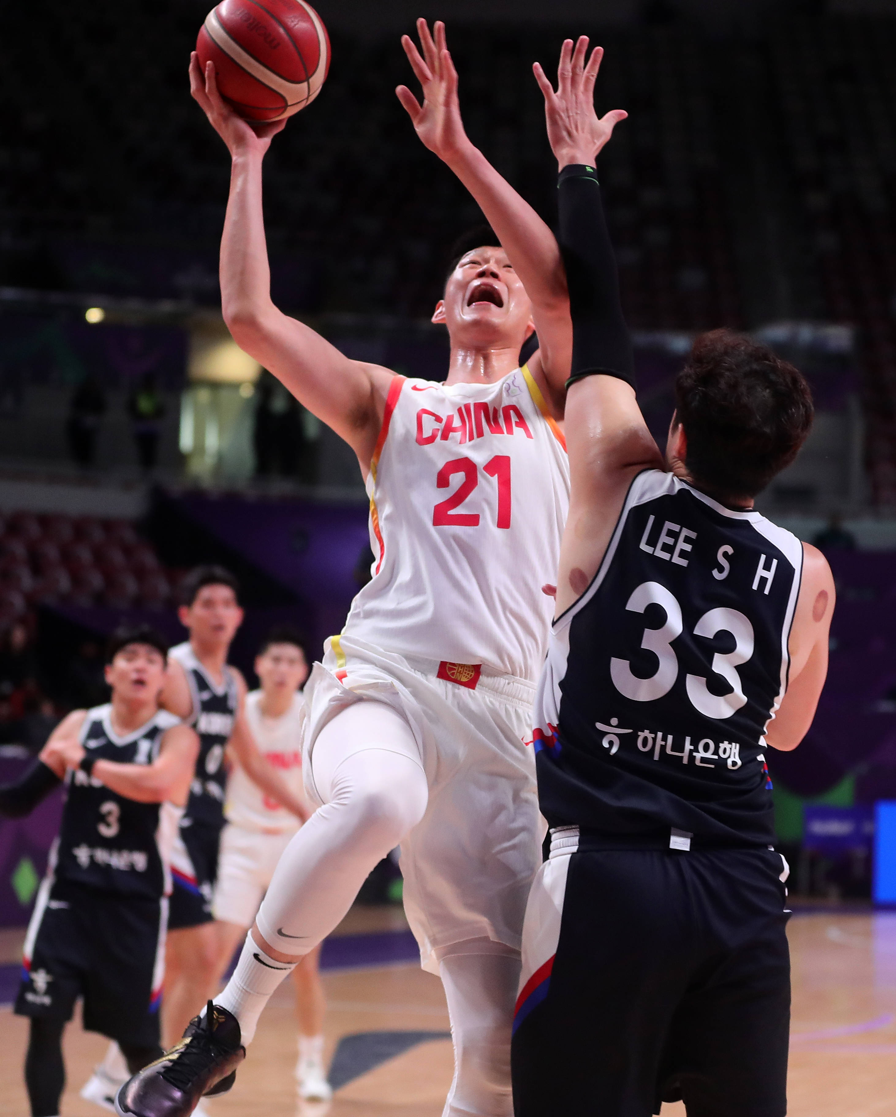 （体育）篮球——国际篮联亚洲杯：中国队对阵韩国队