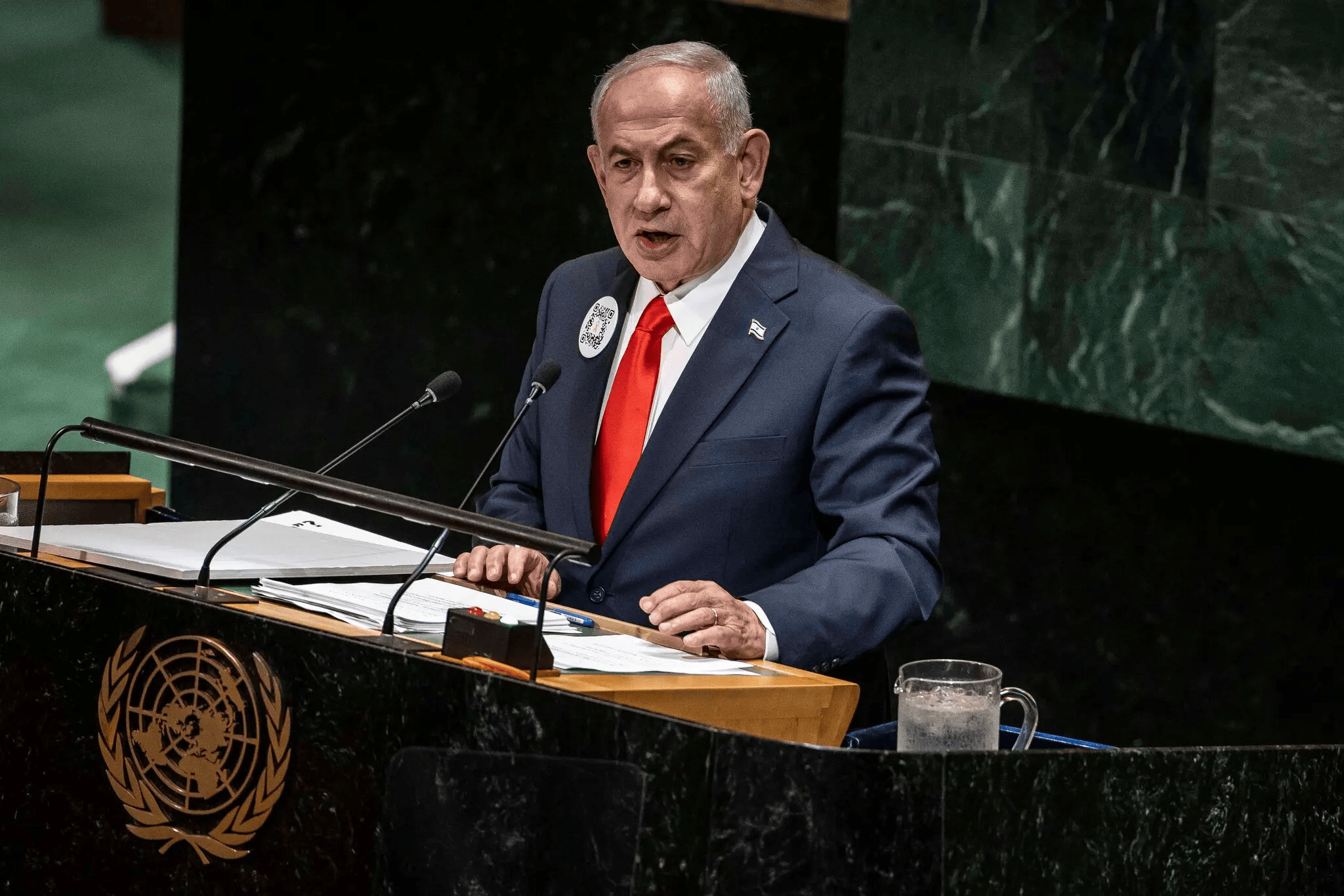 内塔尼亚胡联大演讲:挑衅世界,拉拢国内